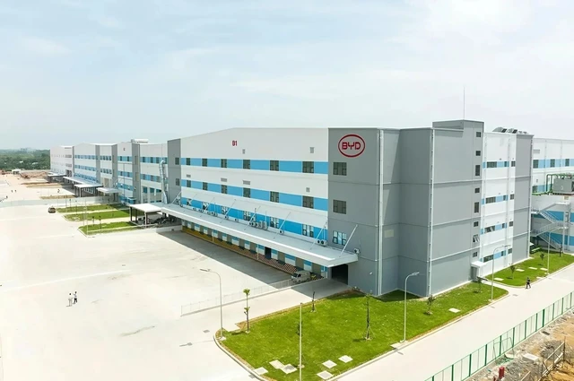 Nhà máy điện tử BYD Phú Thọ